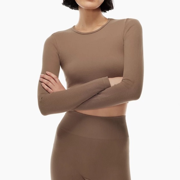 Aritzia Encounter Long Sleeve Top (black) - Picture 2 of 6